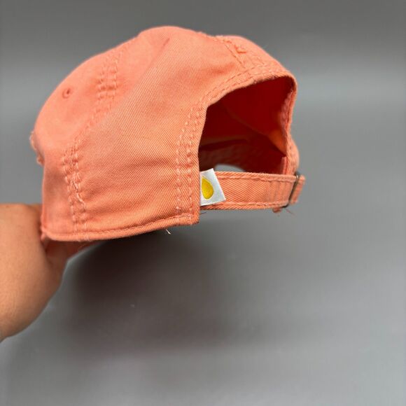 Life Is Good Flip Flops Embroidered Baseball Cap Coral Pink Adjustable Womns Hat - Picture 6 of 10